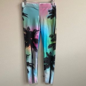 Terez | Palm Tree Multi-Color Leggings